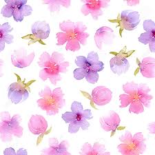 The best selection of royalty free purple floral seamless vector art, graphics and stock illustrations. Floral Seamless Pattern With Watercolor Pink And Purple Flowers Stock Photo Picture And Royalty Free Image Image 89881323