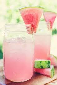 This Picture Just Transported Me Blend Chilled Watermelon With Coconut Water Fresh Lime And Mint Smoothie Drinks Healthy Drinks Summer Drinks
