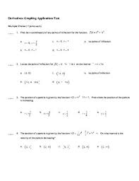 Describe the graphs of each of the following functions using only one of the. Applications Of Derivatives Worksheet Pdf