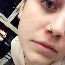 Nose Ring Tribal Nose Ring Gold Nose Ring Ear Piercing Tribal Nose Piercing Indian Nose Ring 20g Nose Piercing Solid Gold Nose Ring Boho Nose Ring Nose Piercing Jewelry Tiny Stud