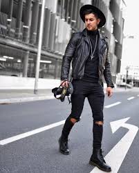 Then check these 36 black outfits ideas! All Black Outfits 50 Black On Black Ideas For Men With Images