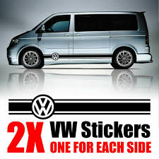Vw T4 T5 Caddy Transporter Graphics Stripes Camper Van Caravelle Decals Stickers Vw Transporter Vw T4 Vw Campervan