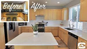 Offer calacatta quartz countertops | misterio quartz countertop | quartz kitchen top | 8108 by china calacatta quartz countertops | misterio quartz countertop | quartz kitchen top | 8108 manufacturers. Before And After Misterio Quartz Countertops Crowley S Granite Concepts Inc Youtube