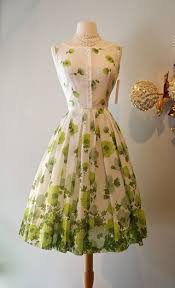 Vintage Garden Party Dress Love Love Love The Feminine 50s Dresses Pretty Dresses Vintage 1950s Dresses Parties Vintage 1950s Dresses