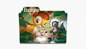 Bambi illustration, bambi's children, the story of a forest family bambi, a life in the woods thumper great prince of the forest, bambi cartoon, mammal, cat like mammal png. Disney Movies Icon Folder Pack Bambi Png Klipartz