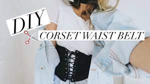 Diy Kardashian Inspired Waist Corset Belt Rachspeed Youtube
