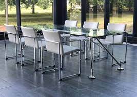 6 wit leren eetkamerstoelen arco frame xl design stoelen stoelen marktplaats nl eetkamerstoelen stoelen design