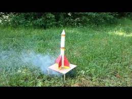 How To Make A Flying Rocket From Cardboard With Your Own Hands Diy Youtube
