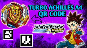 It was released in western countries as a slingshock starter pack for cad$14.99 in canada, usd$9.99 in the united states, and aud$18.99 in australia. Turbo Achilles A4 Qr Code Beyblade Burst Turbo App Youtube
