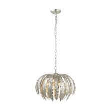 What to do with a tropical ceiling fan? Delphine 3 Light Curved Leaf Ceiling Pendant The Lighting Superstore