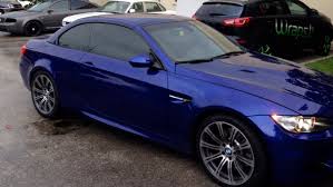 And tint already on it, my dealer made a dealer trade to get it for us. My New E93 M3 In San Marino Blue Individual Black Fox Red Interior Page 2 Bmw M3 Forum E90 E92