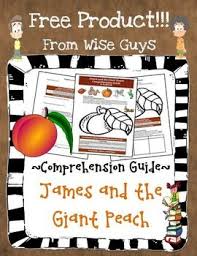 Free Downloads James And The Giant Peach Novel Unit The Giant Peach Reading Comprehension Activities Novel Studies