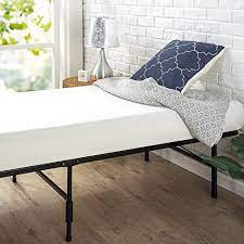 Narrow twin, twin and twin xl sizes support a maximum weight capacity of 750 lbs, while all other sizes item model number. Zinus Sc Sbbk 14nt Fr Smartbase Bed Frame Metal Narrow Twin Wedding Geeks