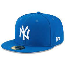 Men S New Era Blue New York Yankees Fashion Color Basic 59fifty Fitted Hat In 2021 Fitted Hats Hats For Men New Era