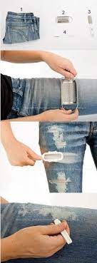 3 ways to give your jeans that distressed, ripped fashion look.blog: 52 Diy Ripped Jeans How To Make Natural Looking Distressed Jeans
