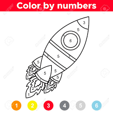 Teachers, there are also lesson plans with paired activity pages to help keep your students engaged. Color By Number For Preschool And School Kids Coloring Page Royalty Free Cliparts Vectors And Stock Illustration Image 125053140