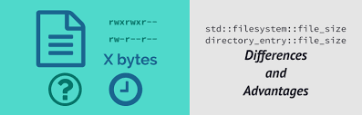 Std Filesystem File Size Advantages And Differences C Stories