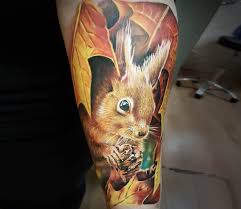 And did we mention already that it is so cute? Squirrel Tattoo By Marek Hali Post 20991