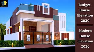 Simple Indian House Front Elevation Designs 2020 Budget House Elevation In 2020 Small House Design Exterior House Front Design Front Elevation Designs