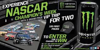 It is named for the current sponsor, monster energy, but has been known by other names in the past. Monster Energy Chance To Win A Nascar Champions Week Vip Experience
