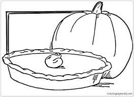 Pumpkin Pie Coloring Page Pumpkin Coloring Pages Coloring Pages Food Coloring Pages