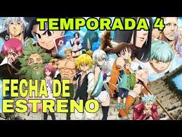 Nanatsu no taizai 7 pecados, navarrete, santiago, dominican republic. Fecha De Estreno Nanatsu No Taizai Temporada 4 Capitulo 1 Youtube En 2020 Temporadas Serie De Animacion Guionistas