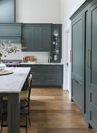 11 Green Kitchen Cabinet Paint Colors We Swear By Green Kitchen Cabinets Interior Design Kitchen Painted Kitchen Cabinets Colors