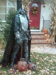 Headless Horseman Halloween Yard Display Creative Halloween Decorations Casual Halloween Outdoor Halloween