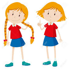 Niñas con pelo corto animado. Las Ninas Con El Pelo Largo Y La Ilustracion Pelo Corto Ilustraciones Vectoriales Clip Art Vectorizado Libre De Derechos Image 46911182