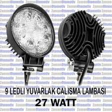 9 ledli offroad sis calisma lambasi yuvarlak 27w led work light lamp led ledlights ledlamp 9led yedekparca kamyon dorse worklamb si se led led lamp
