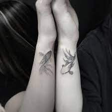 Matching Koi Fish Tattoo Matching Best Friend Tattoos For Women Cute Matching Tattoo Design Matching Best Friend Tattoos Friend Tattoos Friends Tattoo Ideas