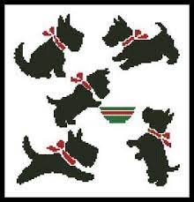 (15% off) cross stitch pattern scottish terrier tartan instant download pdf counted chart. Scotty Dogs Cross Stitch Pattern