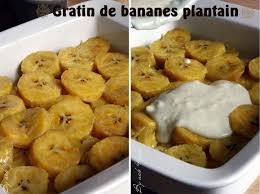 Recette Antillaise De Gratin De Bananes Plantain Gratin De Banane Banane Plantain Plantain