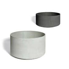 Our selection of outdoor planters and pots keep outdoor spaces looking fresh & vibrant. Modern Circular Pots And Planters Round Low Planter Pot Stardust