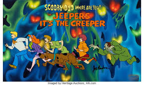 Animation Art Limited Edition Cel Scooby Doo Where Are You Jeepers It S The Creeper Limitededition Cel With Images Scooby Doo New Scooby Doo Scooby Doo Halloween Party