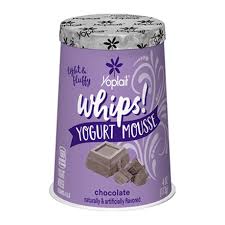 chocolate whips light fluffy yogurt