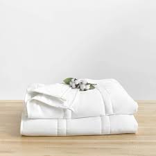 Check spelling or type a new query. Amazon Com Soft Weighted Blanket Heavy Cotton Quilted Blanket From Baloo 20 Lb Full Queen Blanket 60x80 In Pebble White Kitchen Dining