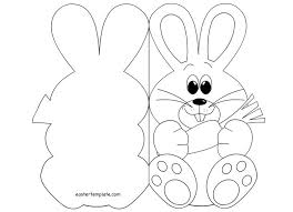 Celebrate easter with these bunny templates. Easter Bunny Card Coloring Page Easter Template Easter Templates Easter Cards Printable Easter Bunny Template