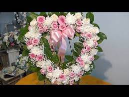 How To Make Open Heart Sympathy Arrangement This Free Diy Video Will Demonstrate How To Make An Funeral Flower Arrangements Funeral Floral Funeral Flowers Diy