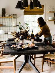 Incorporating halloween decor into your home is also a great idea for one of the most enjoyable events of the season: 13 Target Halloween Decorations So Chic You Ll Want To Put Them Up Now Halloween Dining Room Dining Table Decor Dining Room Decor