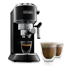 De'longhi pump espresso coffee machines in malaysia. Delonghi Dedica 15 Bar Black Stainless Steel Slim Espresso Machine And Cappuccino Maker Ec680b The Home Depot