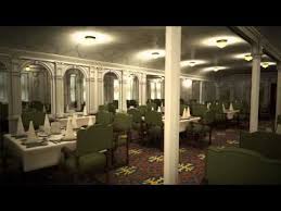 The reception room and staircase occupied 83 feet of the length of the ship. Titanic Ii First Class Dining Room Youtube