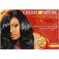 Motions classic formula hair relaxer, mild. Creme Of Nature With Argan Oil From Morocco Advanced Straightening With Exotic Shine No Lye Relaxer 1 0 Ct Walmart Com Walmart Com