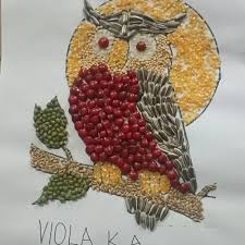 74 kolase gambar burung hantu dari biji bijian hd terbaru kumpulan gambar kolase. Jual Kolase Biji Burung Hantu Bulan Kota Surabaya Viola S Gift Tokopedia