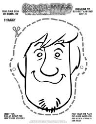 Free Scooby Doo Printable Shaggy Mask Mama Likes This Scooby Doo Birthday Party Shaggy Scooby Doo Scooby Doo