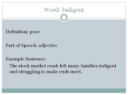 Homeless shelters, soup kitchens, free medical clinics and. Grade 11 Vocab Unit 1 Abdicate Urbane 20