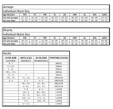 Uniform Sizing Chart