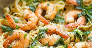 Recette Spaghettis Aux Crevettes Et A L Ail Spaghetti Aux Crevettes Recettes De Cuisine Recette