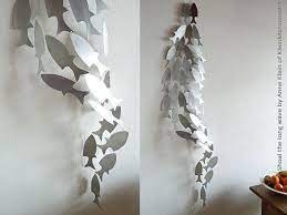 Metal Wall Sculpture Shoal Metal Sculpture Metal Art Fish Etsy In 2021 Metal Tree Wall Art Tree Wall Art Diy Art Gallery Wall