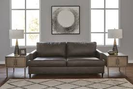For example, if you have bright white carpet, pick a dark gray sofa or something black. Hettinger Leather Sofa Ash Color 4950138 Hvl Electronics Furniture